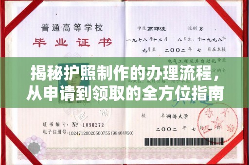 略阳揭秘护照制作的办理流程，从申请到领取的全方位指南